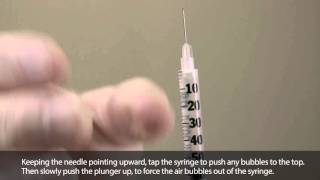 How to draw up and give yourself a subcutaneous injection [upl. by Ardnael987]