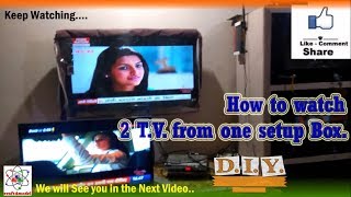 How to Connect two setup Boxes to one dish antenna [upl. by Dru307]