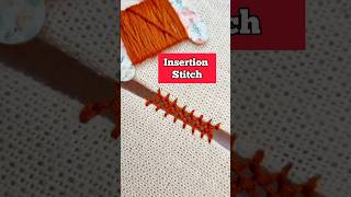 Insertion stitch shortsyoutube shortvideo shorts short broderie stitch [upl. by Ruggiero]