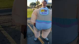 Big Baby waddle amp dancing Trunk or Treat Rigby Idaho 101224 [upl. by Amalbena]