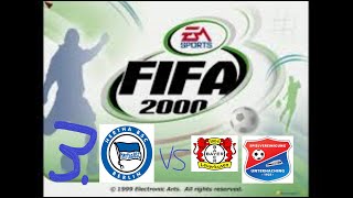 Lets play FIFA 2000 mit dem Hertha BSC part 3 [upl. by Edlitam]