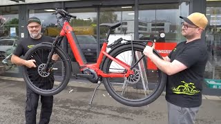 EBike HNF Nicolai UD3 AllTerrain Tiefeinsteiger Bosch Performance Line CX Review [upl. by Arola]