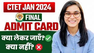 CTET 2024 Admit Cards Out by Himanshi Singh  Important Points before exam [upl. by Hilliard769]