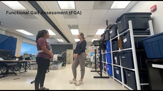 Functional Gait Assessment FGA [upl. by Nocam]