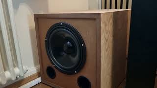 DIY Subwoofer  Visaton W 250 S  Dayton SA100 Test [upl. by Yemarej940]