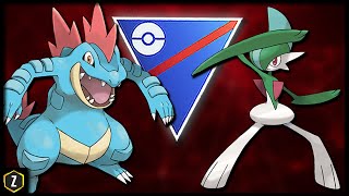 Feraligatr and Gallade ARE INCREDIBLE  Great League Team in Pokémon GO Battle League [upl. by Hanima706]