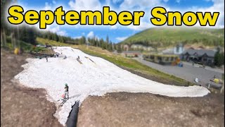 Snowboarding Colorado in September [upl. by Yecnahc]