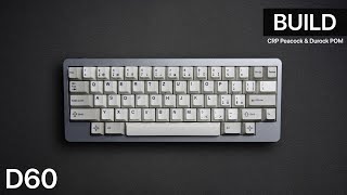 D60 Custom Keyboard Build  Durock POM [upl. by Froemming910]