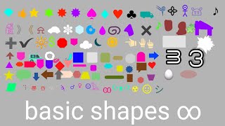 basic shapes ∞ [upl. by Aicak]