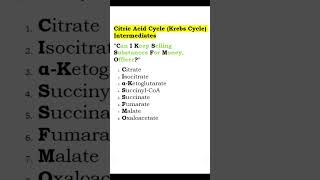 Remember the Krebs Cycle FOREVER with this Easy Trick krebscyclemnemonic biology usmle [upl. by Inaluahek]