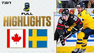 Canada vs Sweden FULL HIGHLIGHTS  2024 World Junior Championship [upl. by Georgianna]