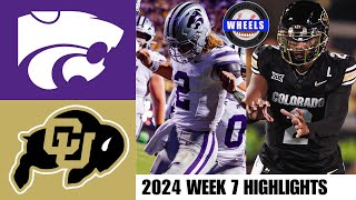 Colorado vs 18 Kansas State  Full Game Highlights  2024 College Football Highlights [upl. by Neilson]