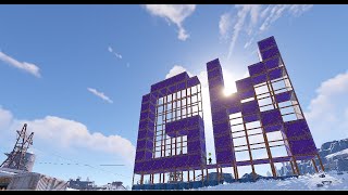 RUST CLAN GK  BASE TOUR RUSTAFIED EU MAIN  500 ROCKETS [upl. by Tilden]