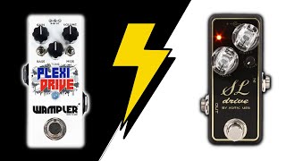 Wampler PLEXIDRIVE MINI Vs Xotic SL DRIVE [upl. by Shaw]