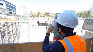 Leica MS60 Control de Shotcrete [upl. by Novyar403]