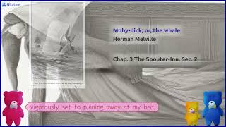 Mobydick or the whale【 Chap 3 The SpouterInn Sec 2 】 [upl. by Awhsoj]