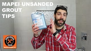 Mapei Unsanded Grout and Grout Maximizer for Bathrooms Quick Tips [upl. by Hoffert472]