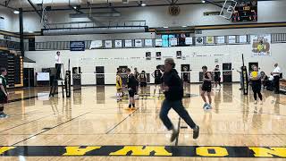 Kenowa Hills Boys Volleyball vs Kalamazoo Christian 41224 [upl. by Enitsuj]