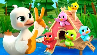 Five Little Ducklings Song  Lalafun Nursery Rhymes amp Kids Songs [upl. by Schnurr]