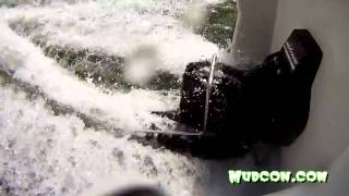 Simrek Mercruiser Drive Shower GoPro Hero HD w Chaparral Sunesta 232 [upl. by Ilrahs771]