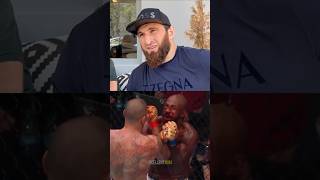 Magomed Ankalaev reacts to Alex Pereira koing Khalil Rountree at UFC 307 [upl. by Freddie615]