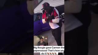 Big boogie buys Carmen a new car 😮 trending shorts youtube like rapper carmen fyp car fy [upl. by Burdelle788]