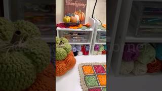 Bringing cozy vibes to my office shortsyoutube crochet [upl. by Joscelin]