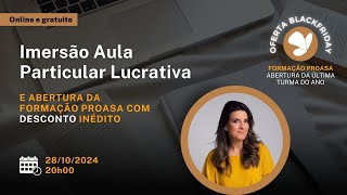 Imersão Aula Particular Lucrativa [upl. by Guenna178]