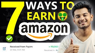 7 Ways To Earn Money on Amazon From India  Anyone Can Do  TarikulH [upl. by Latonia]