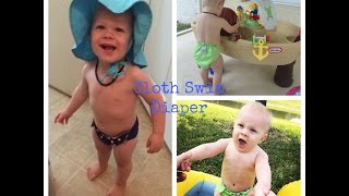 Cloth Swim Diaper [upl. by Ueik]