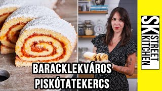 Baracklekváros🍑 PISKÓTATEKERCS😍 [upl. by Castora]