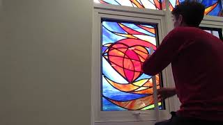 Sophies Stained Glass  Installing Double Glazed Units [upl. by Iluj]