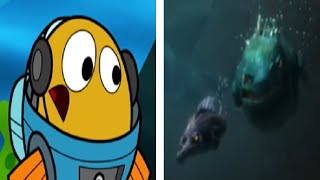 Fishtronaut vs Cretaceous and Maelstrom Full Fight fking epic [upl. by Keele717]