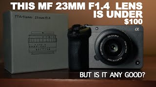 TTartisan 23mm F14 sony e mount Lens review amp Samples [upl. by Vidda]