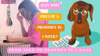 From idea to product in 7 days  a cozy vlog with dachshunds and a small shop [upl. by Casmey802]