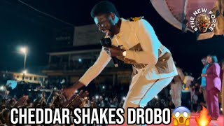 THIS IS WHY CHEDDAR IS TRENDING‼️MASSIVE CROWD ERUPTS AT CHEDDAR’S DROBO SHOW 🔥🔥🔥🥶10000 😱 [upl. by Cuthbert]