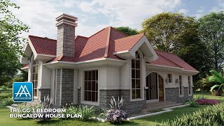 The Mwamba 3 Bedroom Bungalow House Plan  With a Beautiful Courtyard [upl. by Atilrep]