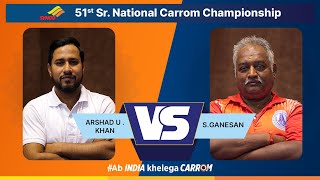 ARSHAD U KHAN vs SGANESAN  Qualifiers [upl. by Aaren]