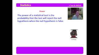 5 ANOVA  Effect Size and Power [upl. by Pinkerton]