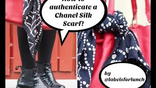 How to authenticate a chanel silk scarf [upl. by Sabas]