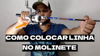 COMO COLOCAR LINHA NO MOLINETE [upl. by Hsirrap]