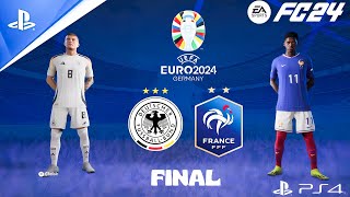 FC 24  ALLEMAGNE vs FRANCE  UEFA EURO 2024 FINAL  PS4™ [upl. by Yeliw]