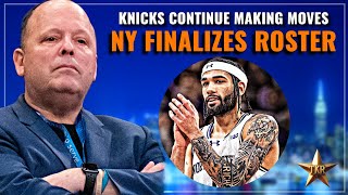 Knicks CONTINUE Making Moves NY Adds ANOTHER GUARD amp Finalizes Roster…  Knicks News [upl. by Aetnuahs694]