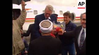 ALBANIA TIRANA SELFPROCLAIMED KING LEKA I ARRIVES [upl. by Agostino]