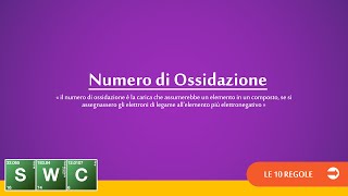 Le 10 Regole per assegnare il Numero di Ossidazione [upl. by Munro474]