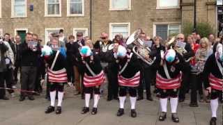 The Britannia Coconutters Dance Easter Saturday 2012 Bacup Lancashire England [upl. by Sonya]