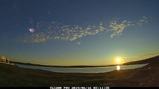 Midnight Sun in the Arctic TimeLapse [upl. by Lief]