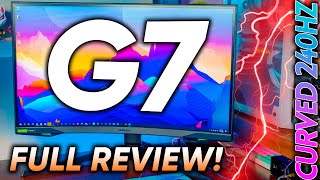 Samsung ODYSSEY G7 The BEST 240Hz Monitor InDepth Review [upl. by Amity]