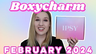 Boxycharm by Ipsy  Unboxing amp TryOn  February 2024 [upl. by Henrie]