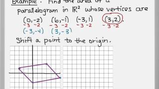 Linear Algebra 33 Determinants Area and Volume [upl. by Tessler339]